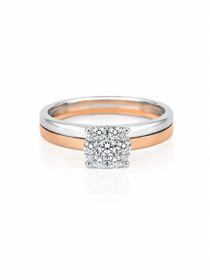 Anneau Cianfrone Gioielli Femme Solitario in Or Diamante 0.45 Ct ANOR-77-198 - ANOR-77-198